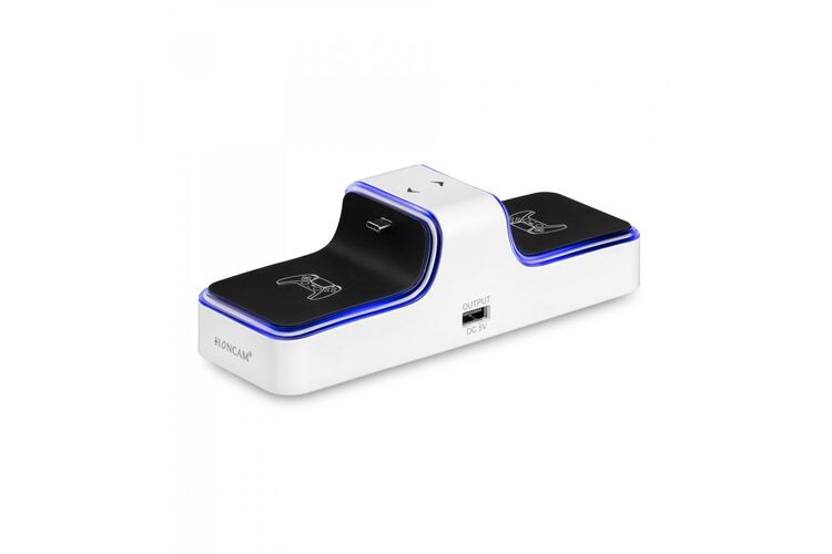Заряджання для двох контролерів PS5 / Controller Charger PlayStation 5, изображение 9