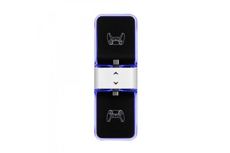 Заряджання для двох контролерів PS5 / Controller Charger PlayStation 5, изображение 8