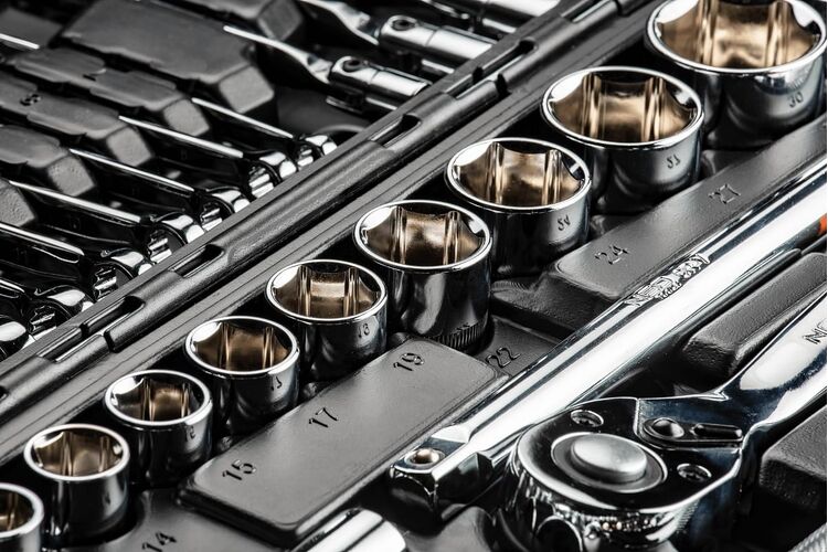 Neo Tools Набір інструменту 1/2", 1/4", CrV, 77 од., изображение 5