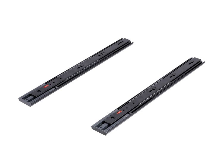 Напрямна телескопічна SO-CLASS SOFT CLOSE BLACK L-300 мм Н-46 мм, Довжина, мм: 300, изображение 6