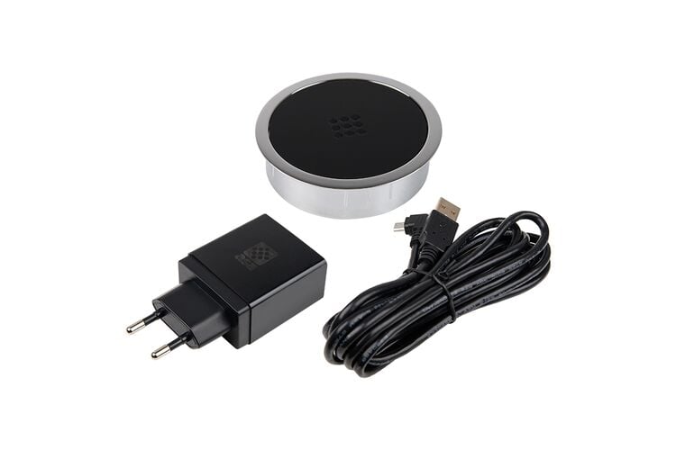 VersaCHARGER Безпроводная зарядка Qi (5В/9В, 1A/1,1А), питание microUSB 5В/9В 2A, IP20, черная, изображение 7