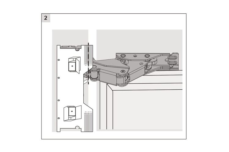 Петля для холодильника KAMAT (9239784) Hettich, изображение 6