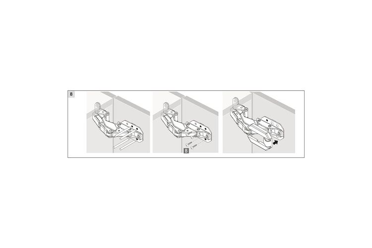 Петля для холодильника KAMAT (9239784) Hettich, изображение 4