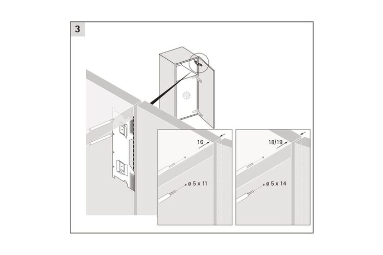 Петля для холодильника KAMAT (9239784) Hettich, изображение 7
