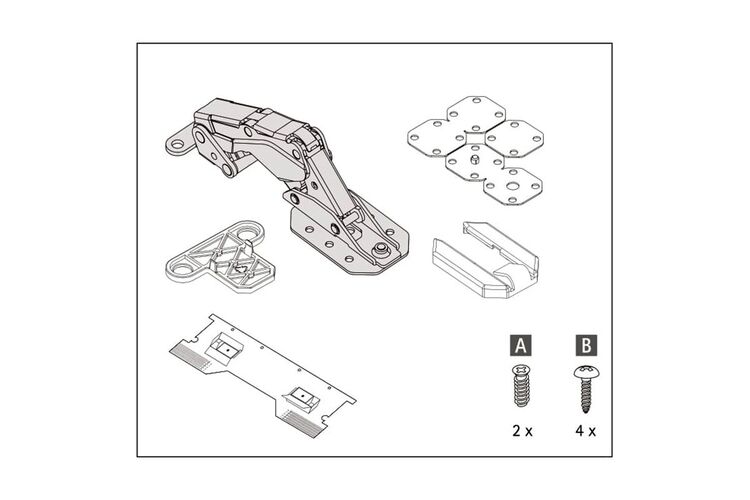 Петля для холодильника KAMAT (9239784) Hettich, изображение 5