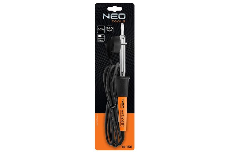 Neo Tools Паяльник электрический 60Вт 450°C никелированная медь, изображение 10