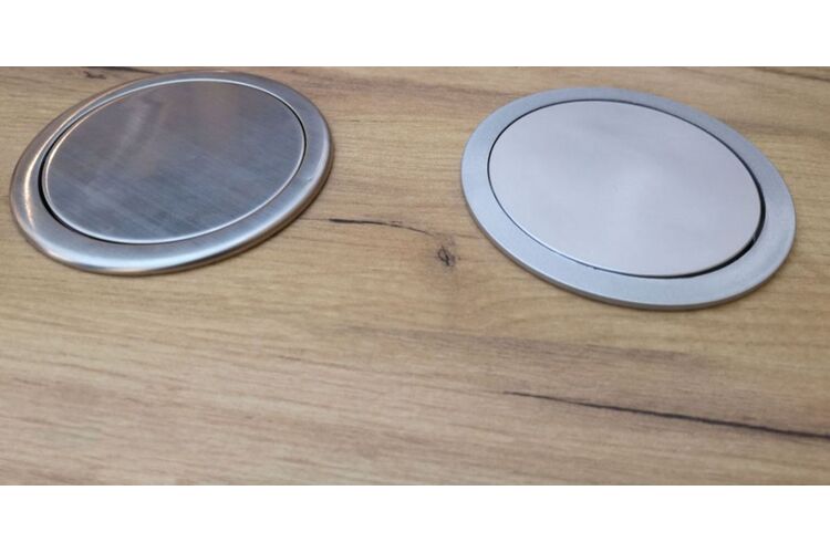 Подовжувач COMFORT 100mm, 3x SCHUKO, 2xUSB 2,4A, кабель 1,5m, алюміній (8) AE-BPW3S100U-53, изображение 4