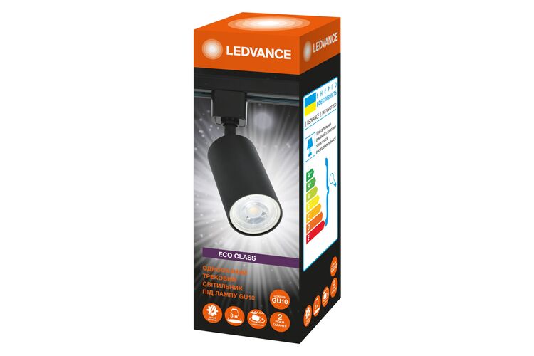 LEDVANCE Светильник трековый ECO GU10 черный, изображение 3