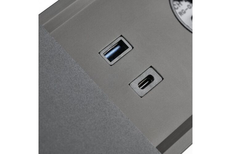 Подовжувач PRESTINO, 2xSCHUKO, USB A+C, RJ45, HDMI, кабель 1,5 м, чорний, Колір: Чорний, изображение 5