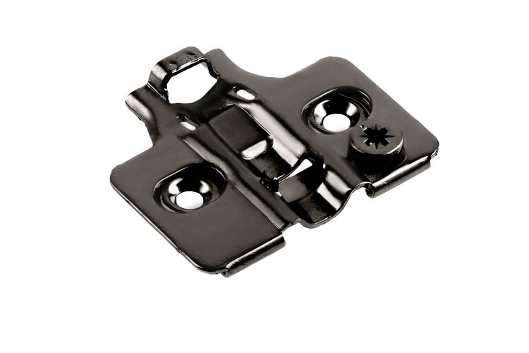 Петля GTV SilentoPro 3D Black для алюмінієвих рамок Накладна Гідравлічна + оп. планка Н=0 clip-on, Вид петлі: Накладна, Колір: Чорний, изображение 4