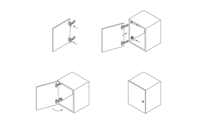 Монтажная планка Sensys дистанция 0 (9071575) Hettich, изображение 3