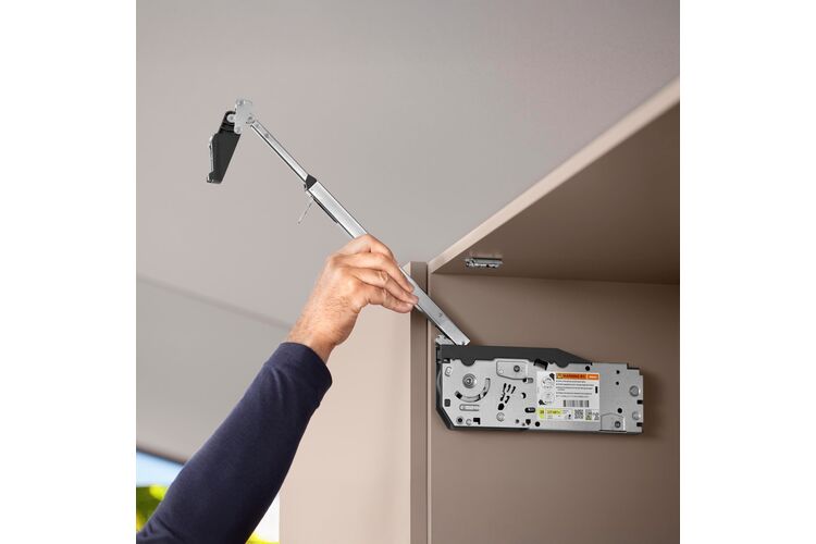 Комплект AVENTOS HF top механізм F25, важіль F39, ВК 840-1200 мм (без заглушок), Розмір фасаду, мм: 25/39, изображение 4