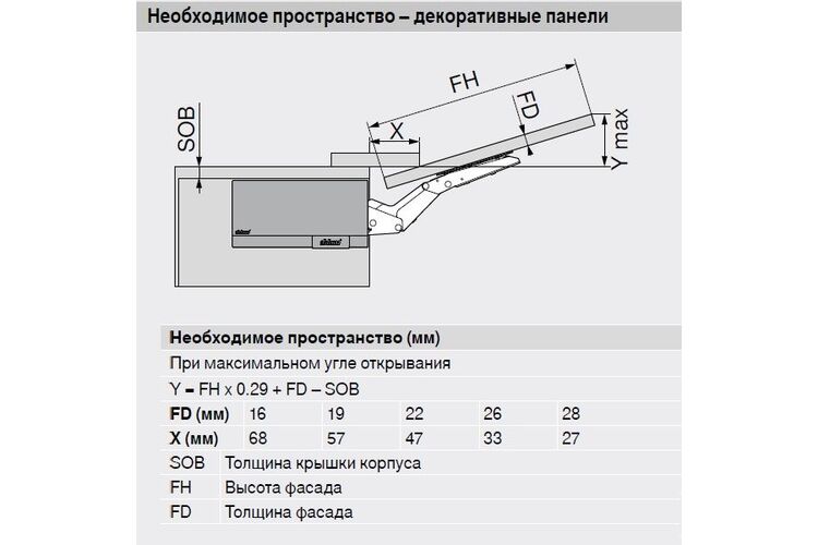 Комплект Aventos HK-TOP 27, TIP-ON Светло-серый — 20735, Цвет: Светло-серый, изображение 4