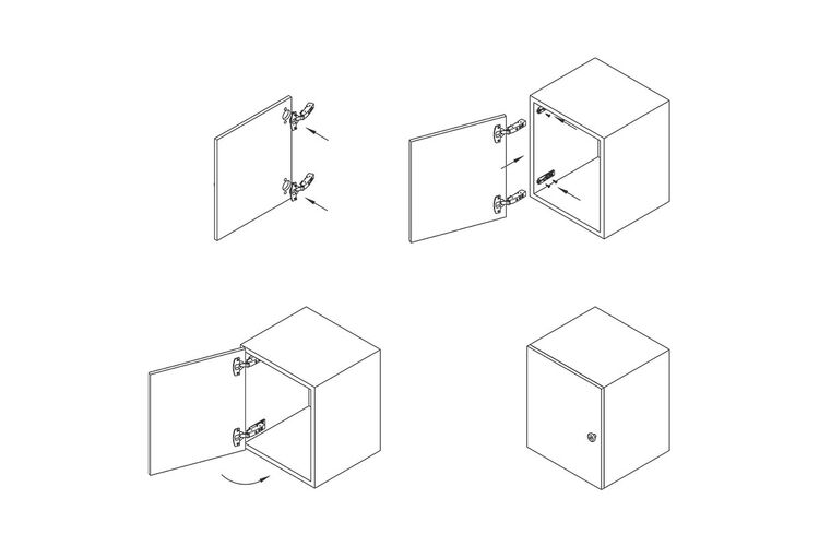 Монтажная планка Sensys линейная дистанция 1,5 с эксцентриком (9117341) Hettich, изображение 3