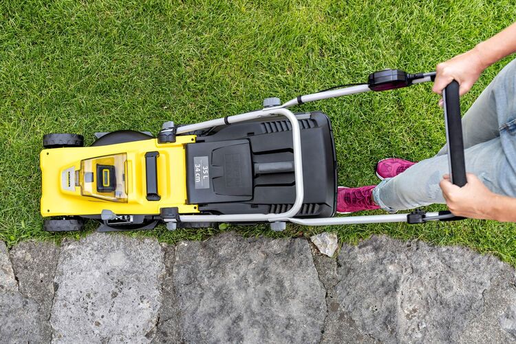 Karcher Газонокосилка аккумуляторная LMO 3-18 Battery 18В 34см 25-60мм (без АКБ и ЗУ), изображение 8
