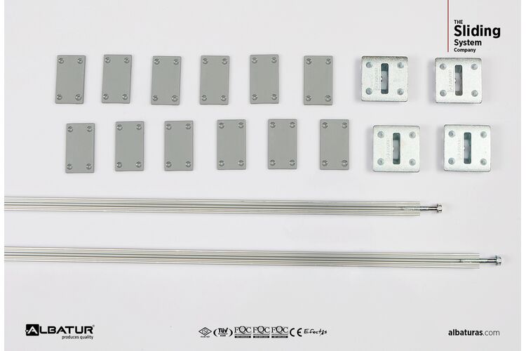 Вирівнювач дверей L-2032 мм M18 CG-07, Довжина, мм: 2032, изображение 6