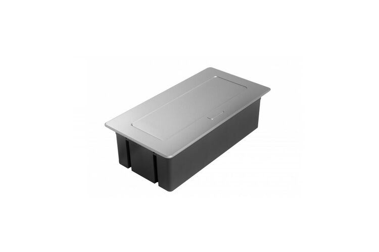 Подовжувач GTV врізний MultiSoft 2xSCHUKO, 2х USB 2,1A (A+C)+RJ45,+HDMI кабель 1,5 м, алюміній, Колір: Алюміній, изображение 6