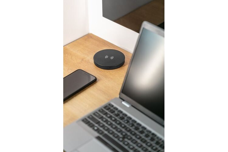 Подовжувач CAMINO 100mm, 2xSCHUKO, USB A+C бездротова зарядка 10W кабель 1,5 м, Чорний, Колір: Чорний, изображение 11