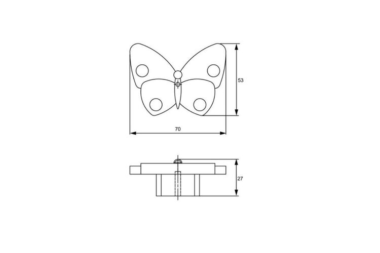Ручка Ferro Fiori by Poliplast PL 11010.01 светло-розовый, Цвет: Розовый, изображение 3