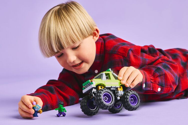 Конструктор LEGO Super Heroes Вантажівка Халка проти Таноса, изображение 5