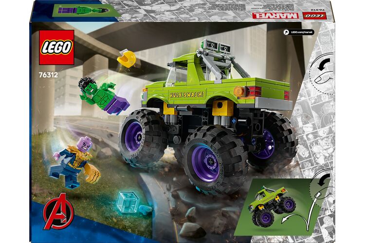 Конструктор LEGO Super Heroes Вантажівка Халка проти Таноса, изображение 14