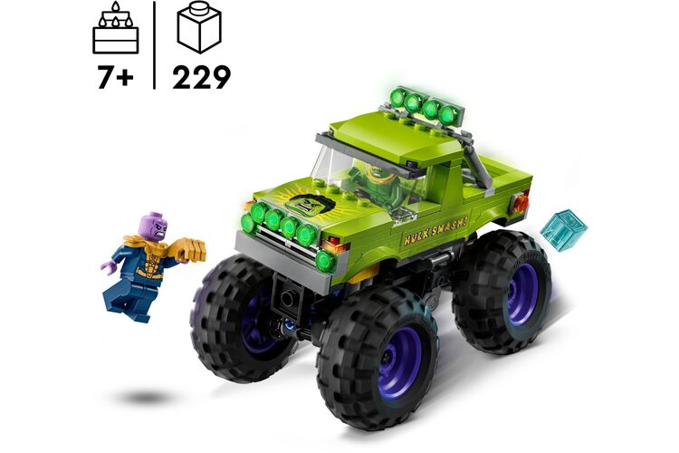 Конструктор LEGO Super Heroes Вантажівка Халка проти Таноса, изображение 11