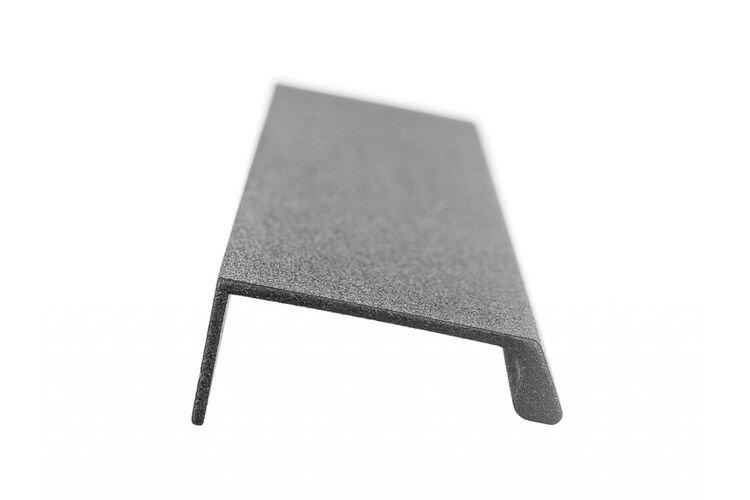 Ручка профильная Gamet UA123-168-L1 структурный графит, Цвет: Структурный графит, Межц. расстояние: 128, изображение 4