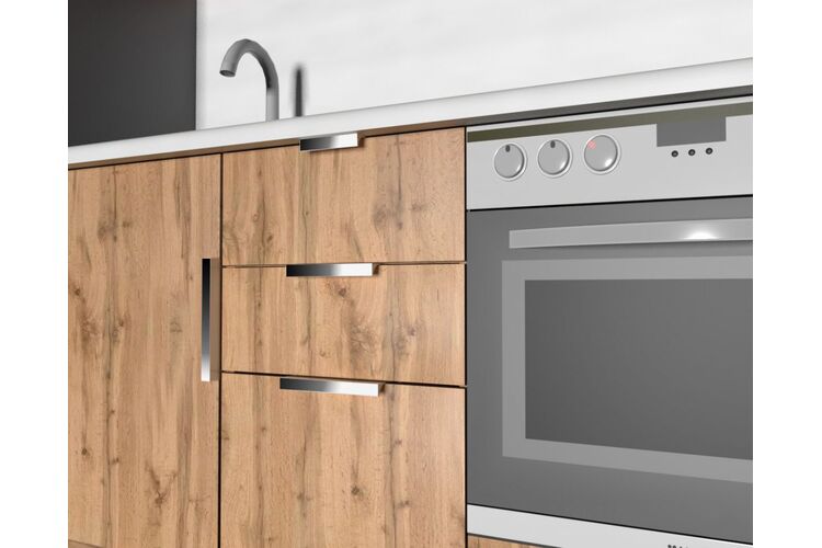 Ручка DV-002А/96 L-116 G2 Хром ДС СтандартЛайн, Цвет: Хром, Межц. расстояние: 96, изображение 3