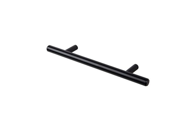 Ручка рейлинговая RE 1010/96 (DR 10/96 G1) монолит d-10мм 96мм черный, Цвет: Черный, Межц. расстояние: 96, изображение 6