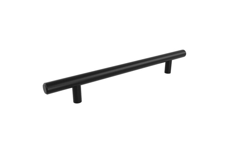 Ручка рейлинговая DR 11/128 SS BLK Черная ДС ЕвроЛайн, Цвет: Черный, Межц. расстояние: 128, изображение 3