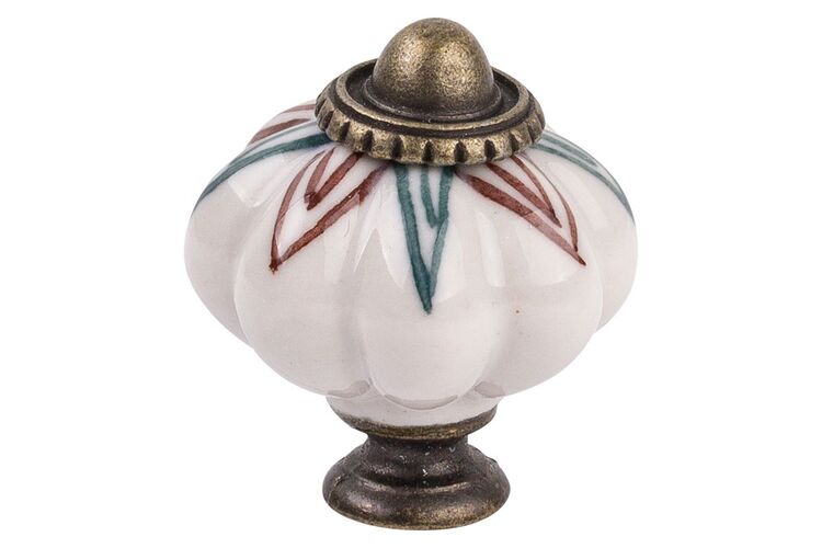 Ручка Ferro Fiori CR 9140.34 антична бронза | малюнок, Ширина, мм: 34, Міжц. відстань: Крапка, изображение 3