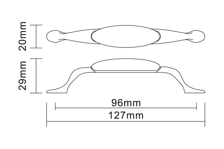 Ручка DP 195/96 G4/MLK5 Бронза Антична/Колосок ДС ОптимаЛайн, изображение 3