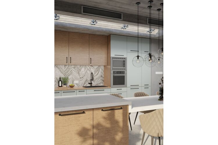 Ручка скоба Citterio Giulio Heavy 1203 160 мм, отделка капучино, Цвет: Капучино, Межц. расстояние: 160, изображение 4