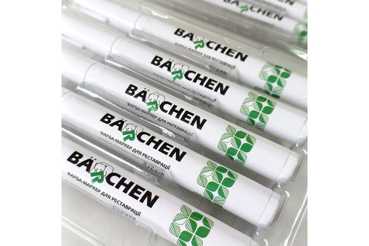 Краска-маркер Barchen 72, темно-коричневый, Цвет косметики: Темно-коричневый, изображение 3