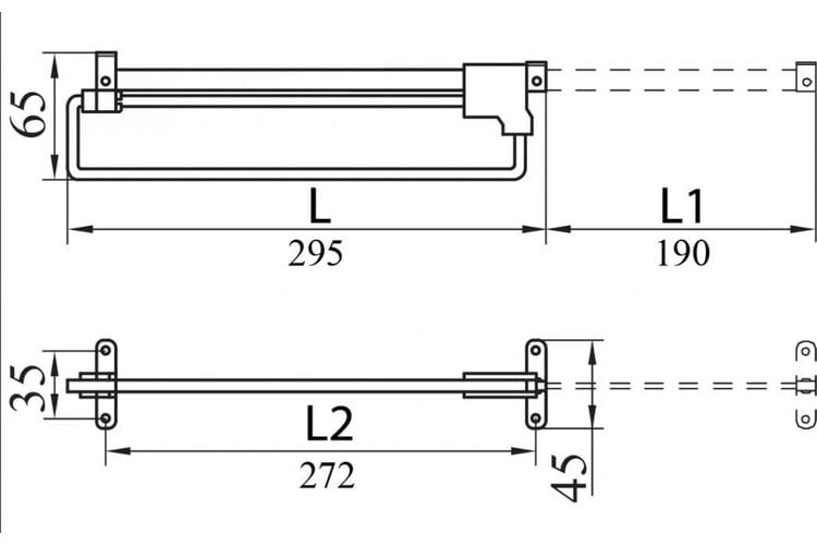 Микролифт L-300 мм ДС, Глубина модуля, мм: 300, изображение 3