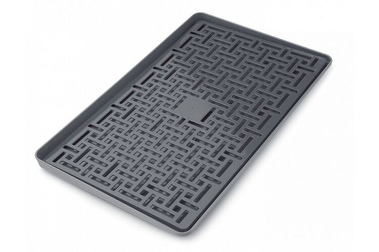 Сушка для посуды с поддоном MVM DR-04 GRAY серый, Цвет: Серый, Ширина модуля, мм: 400, изображение 4