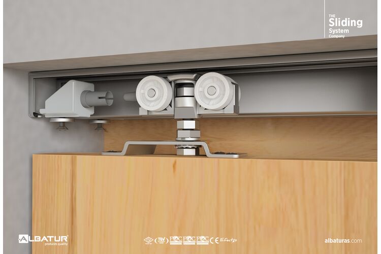 Комплектація механізмів для міжкімнатних дверей M20 7380 до 80кг (без шини), изображение 10