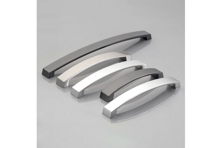 Ручка UZ-G1-128-06 Шлифованная сталь, Цвет: Шлифованная сталь, Межц. расстояние: 128, изображение 4