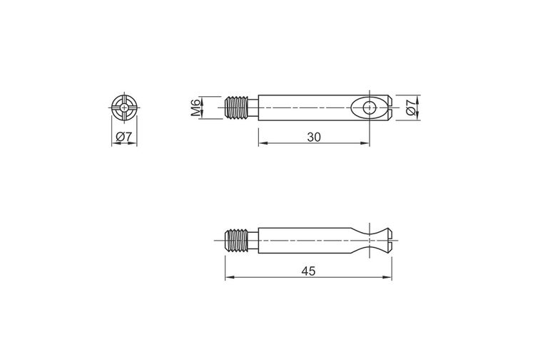 Дюбель для стяжки Housing, D=7, L=45, метал, (TF04), изображение 3