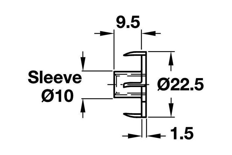 Забивная гайка М10/25,4х11,1 мм, Hafele, изображение 3