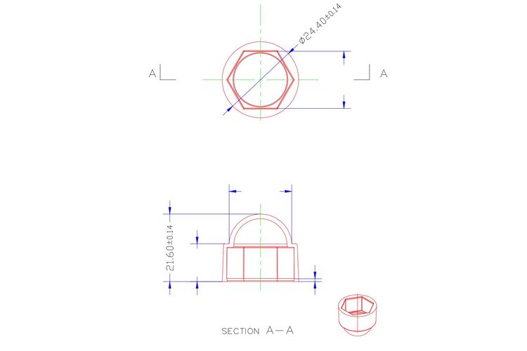 Заглушка для болтов и гаек М12, Размер, мм: М12, изображение 5