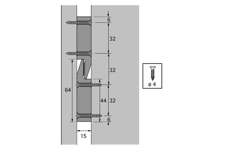 Затискний з’єднувач Multi Clip (1009684) Hettich, изображение 3