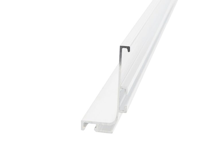 Профіль GOLA горизонтальний з пазом для LED Ferro Fiori, L=4100 мм, type L, Білий, Колір: Білий, изображение 4