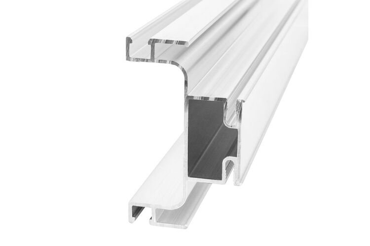 Профіль GOLA вертикальний проміжний Ferro Fiori з пазом для LED, ДСП 18мм, L=5400 мм, type C, Білий, Колір: Білий, изображение 3