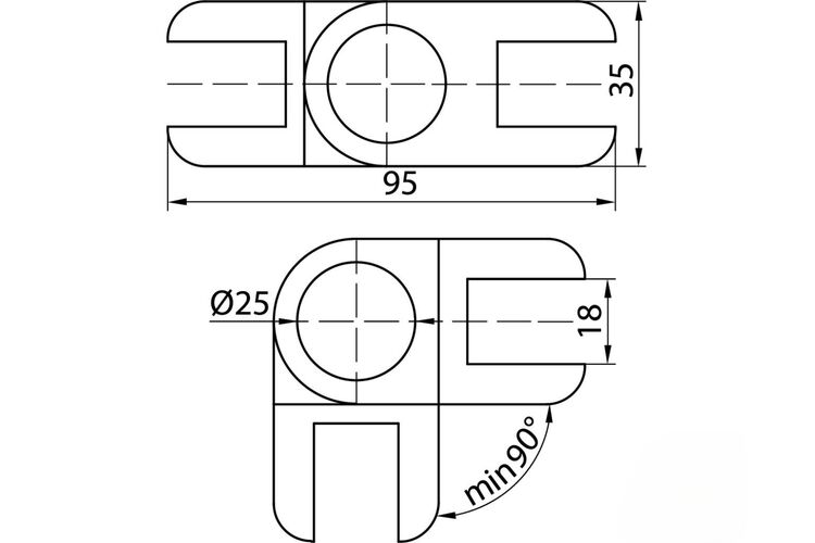 R-52/25 з'єднання до скла та плити регульоване ДС, изображение 3