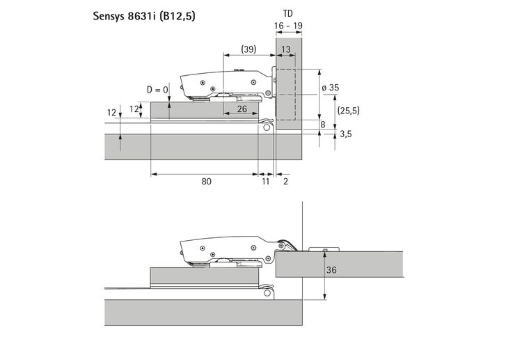 KA 5740/650 8KG для поворотно-задвижных дверей (41378), Длина, мм: 650, изображение 4