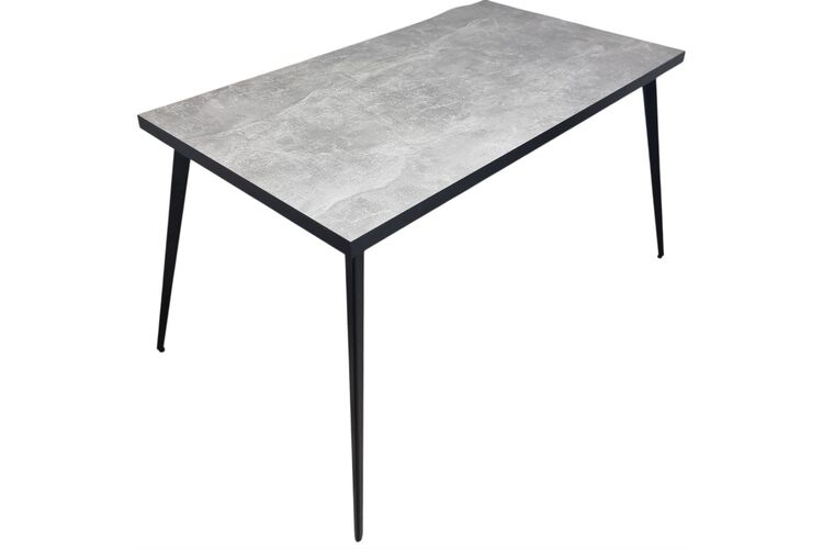 Стіл Dinat stilo 1350×750×730 мм, стиль індастріал/чорний, изображение 4