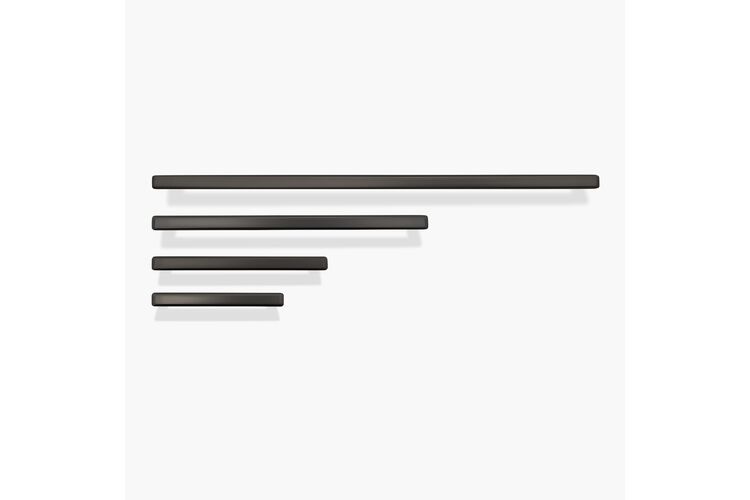 Ручка Bravo Facet 96 мм, графит, Цвет: Графит, Межц. расстояние: 96, изображение 3