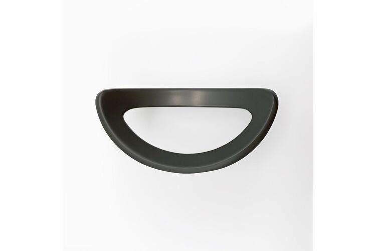 Ручка Bravo Bend 16 мм, графит, Цвет: Графит, Межц. расстояние: 16, изображение 5