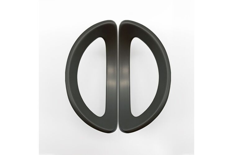 Ручка Bravo Bend 16 мм, графит, Цвет: Графит, Межц. расстояние: 16, изображение 8